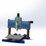 نقشه سالیدورک دستگاه CNC