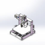 نقشه کامل دستگاه CNC