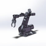 نقشه کامل بازوی ربات